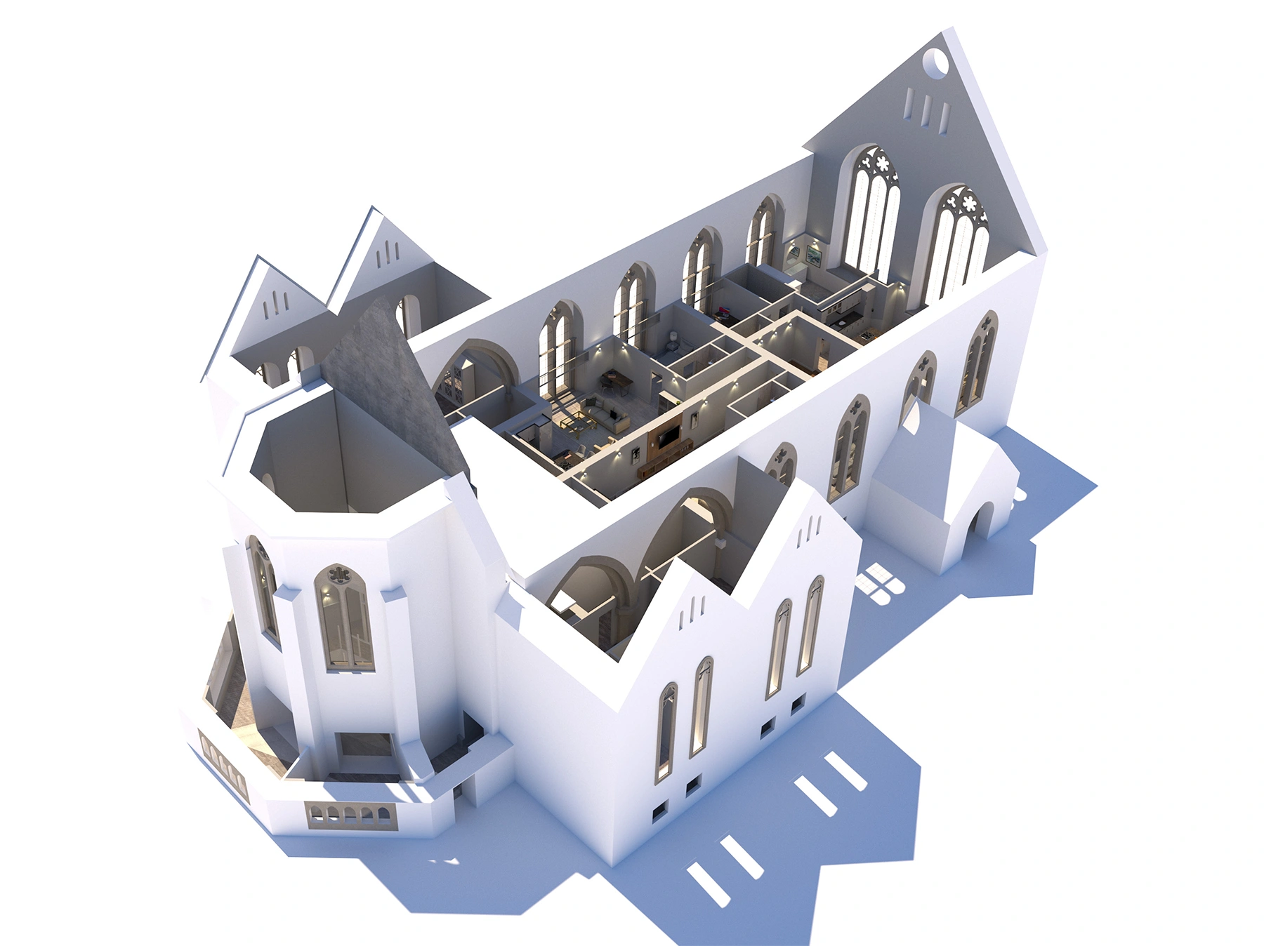 St Johns church conversion into 9 dwellings